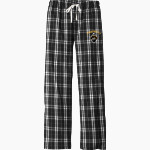 CRANDALL HIGH SCHOOL PIRATES District Women's Flannel Plaid Pant Front Thumbnail
