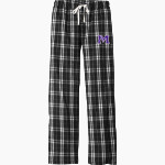 Panther Locker Spirit Wear Store District Women's Flannel Plaid Pant Front Thumbnail