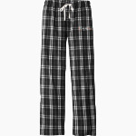 Shark Research & Conservation The Official Online Store District Women's Flannel Plaid Pant Front Thumbnail