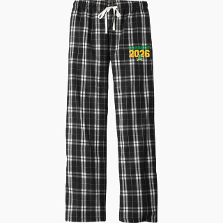 District Women's Flannel Plaid Pant
