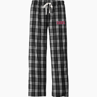 District Women's Flannel Plaid Pant