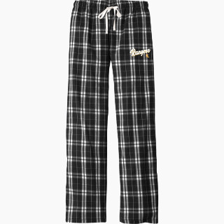 District Women's Flannel Plaid Pant