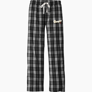 District Women's Flannel Plaid Pant