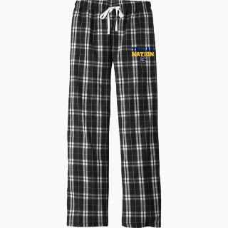 District Women's Flannel Plaid Pant