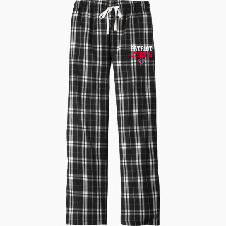 District Women's Flannel Plaid Pant