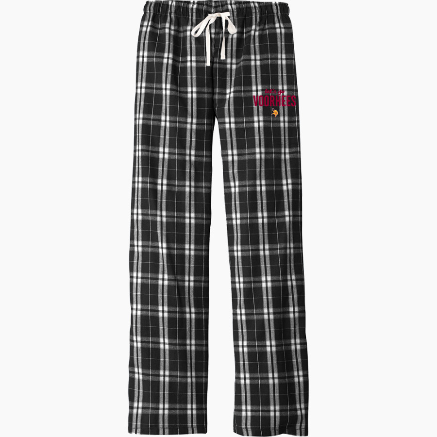 VOORHEES VIKINGS official sideline store District Women's Flannel Plaid Pant