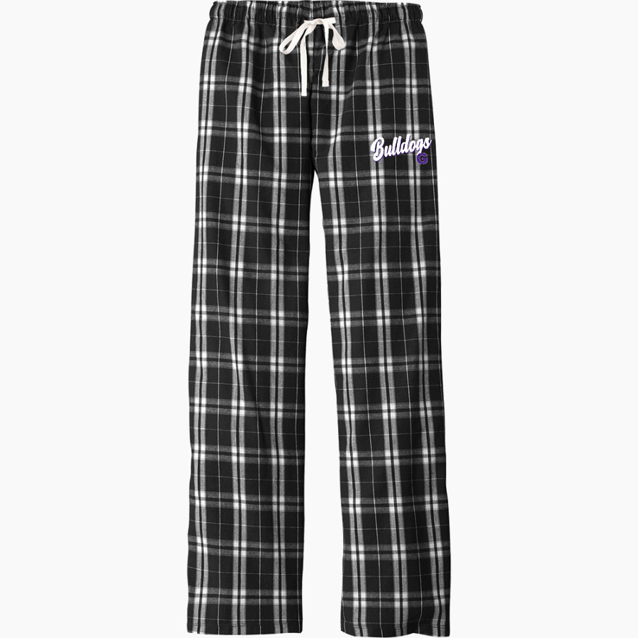 Garfield Bulldogs District Women's Flannel Plaid Pant