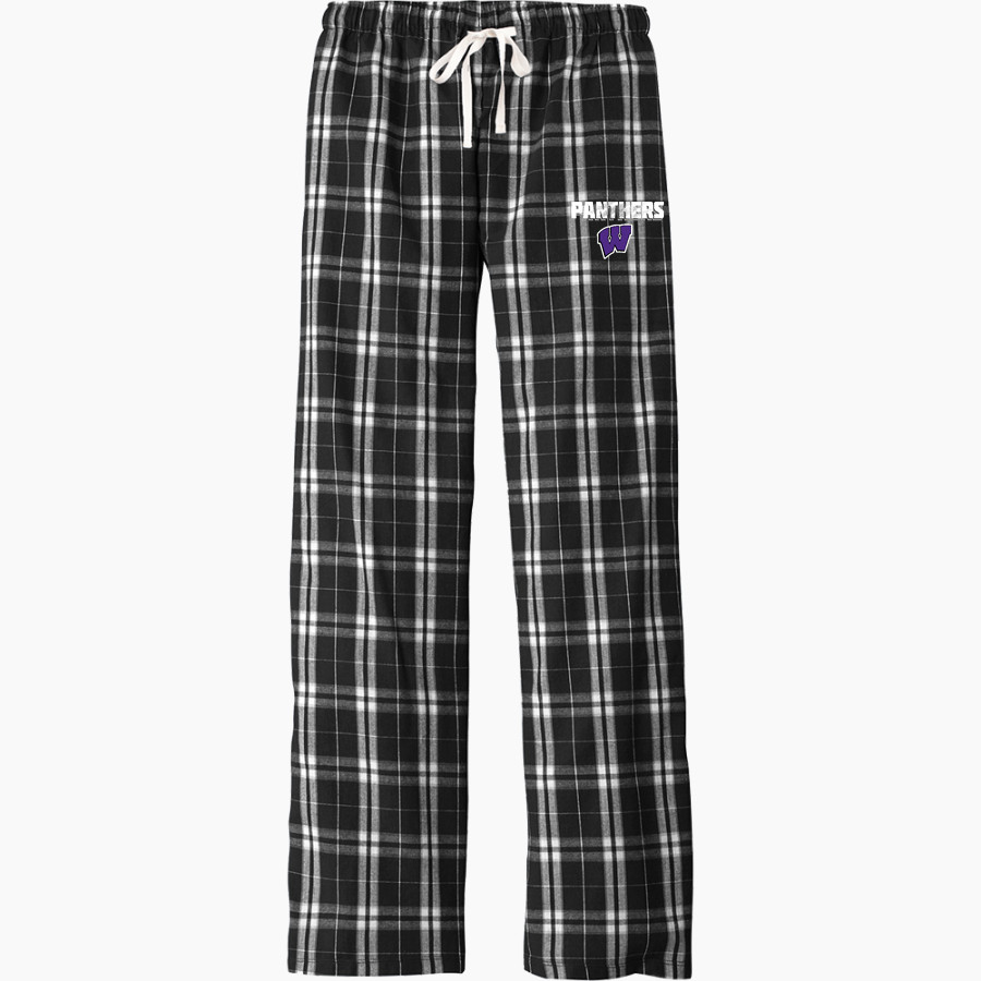 Woodlawn Panthers District Women's Flannel Plaid Pant