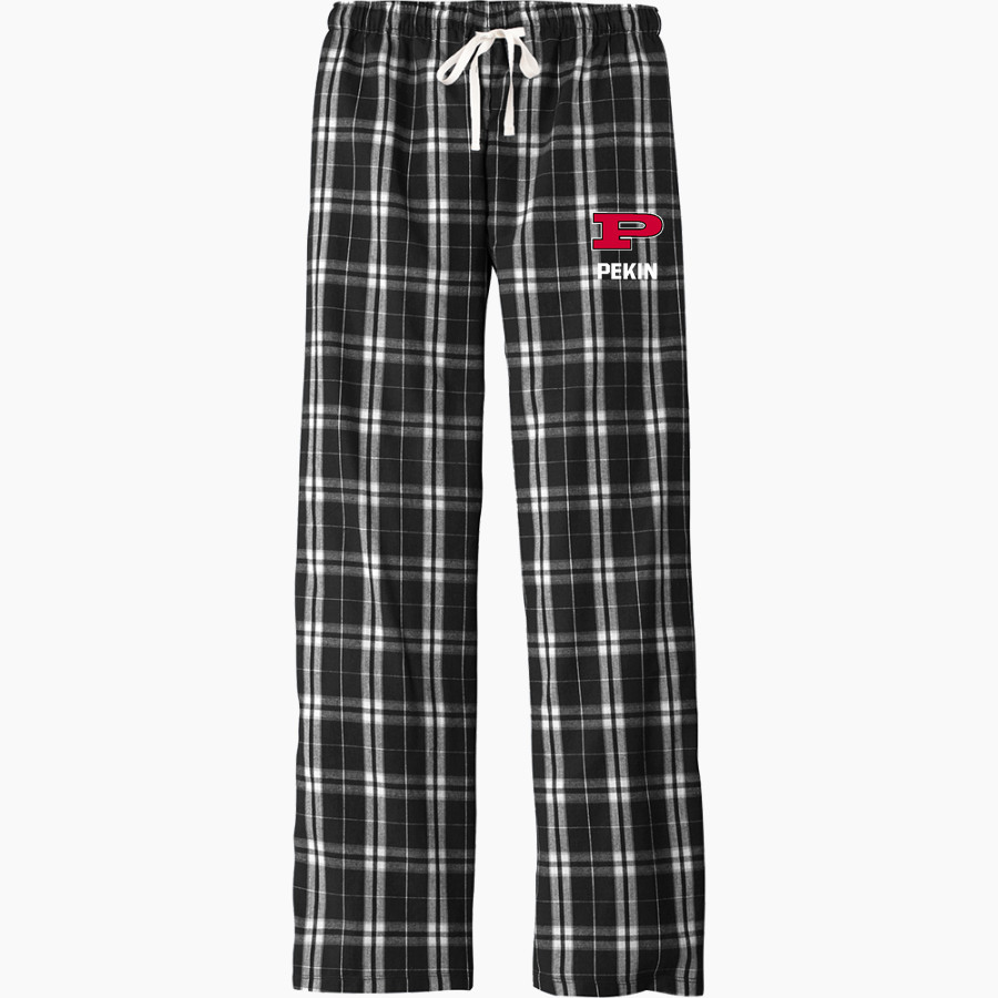 PEKIN COMMUNITY HIGH SCHOOL DRAGONS District Women's Flannel Plaid Pant