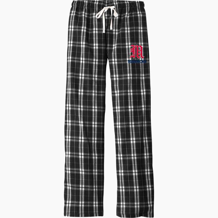 M.A.D Mavericks OFFICIAL ONLINE STORE <span class="pdp-name-mascot">Crieve Hall Youth Athletic Association Mad Mavericks</span> District Women's Flannel Plaid Pant