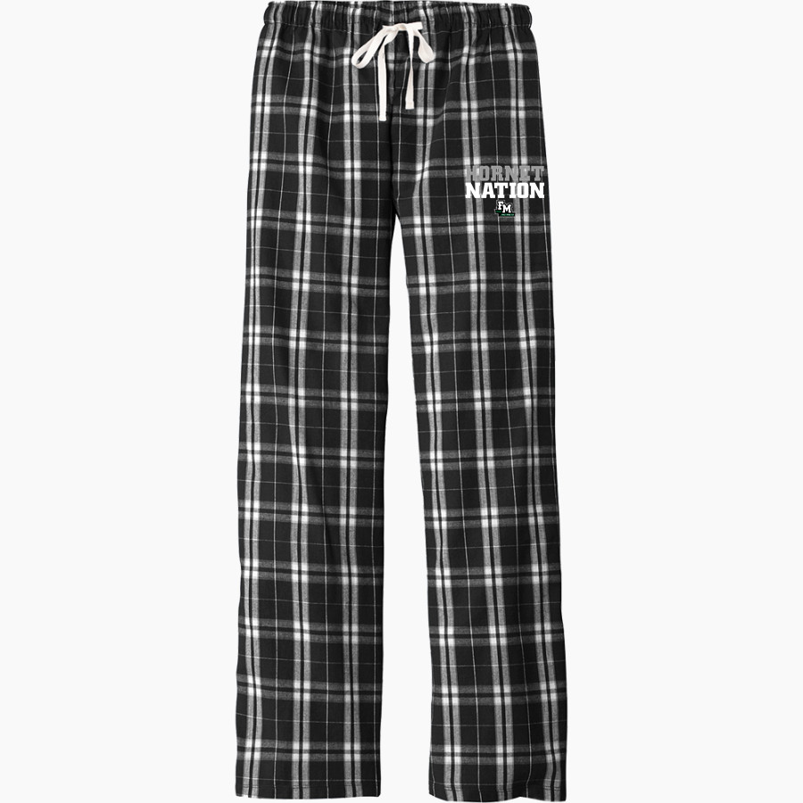 FAYETTEVILLE-MANLIUS HORNETS #FMHORNETPRIDE District Women's Flannel Plaid Pant