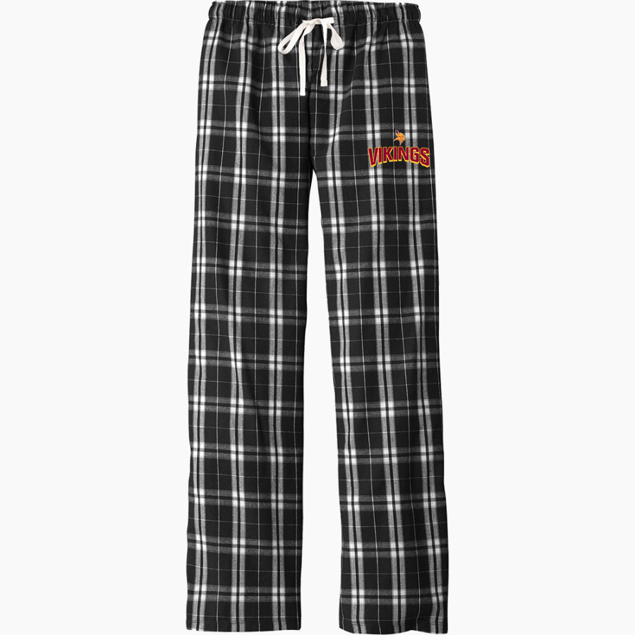 VOORHEES VIKINGS official sideline store District Women's Flannel Plaid Pant