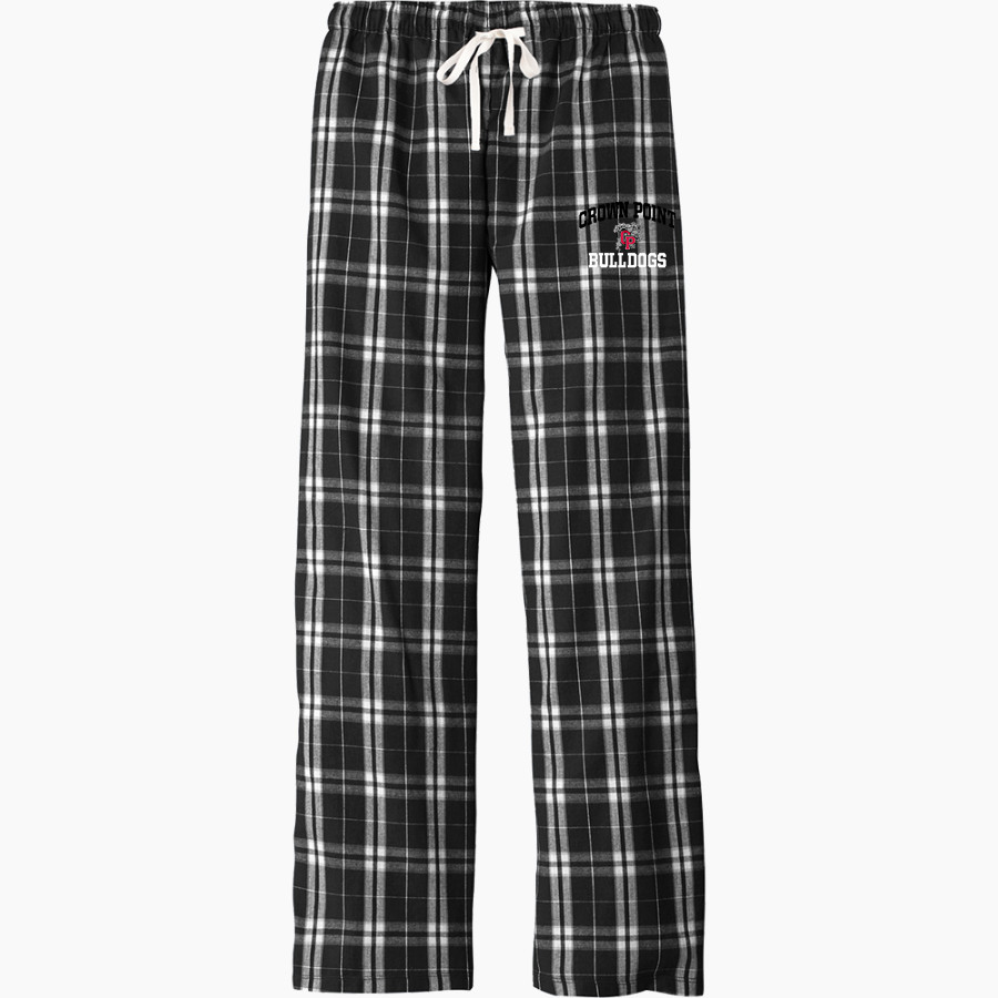 Crown Point Bulldogs <span class="pdp-name-mascot">Crown Point School Corporation Bulldogs</span> District Women's Flannel Plaid Pant