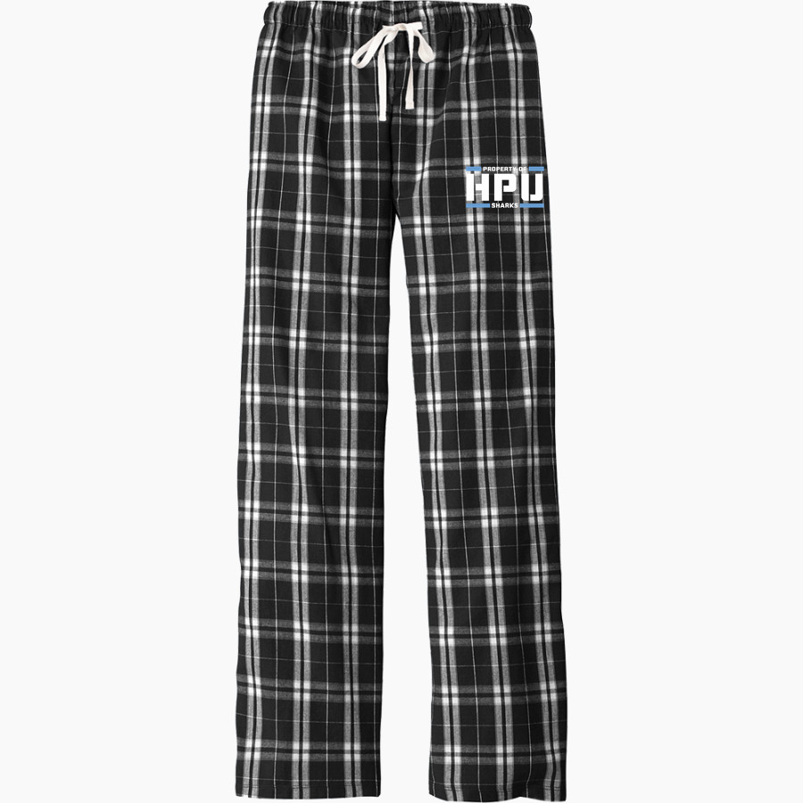 Hawaii Pacific University Online Store <span class="pdp-name-mascot">Hawaii Pacific University Sharks</span> District Women's Flannel Plaid Pant