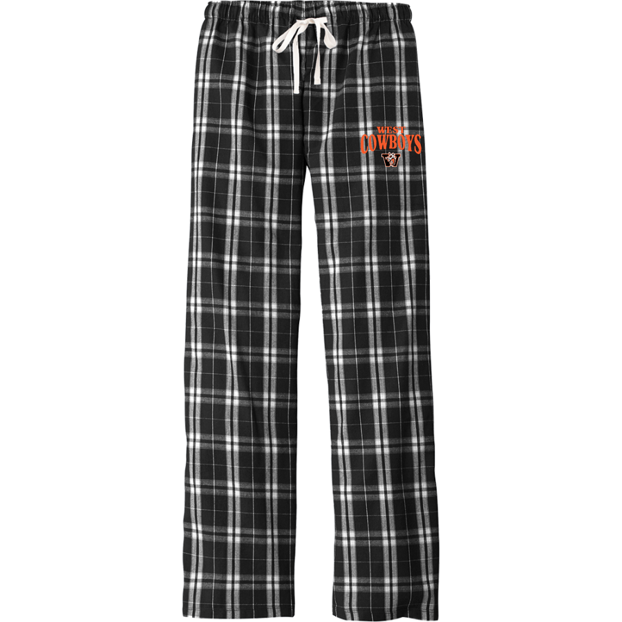 WEST HIGH SCHOOL COWBOYS <span class="pdp-name-mascot">WEST COWBOYS</span> District Women's Flannel Plaid Pant