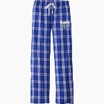 LEHMAN HIGH SCHOOL LOBOS District Women's Flannel Plaid Pant Front Thumbnail