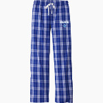 John Swett High School Online Apparel Store District Women's Flannel Plaid Pant Front Thumbnail