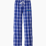 DIME BOX HIGH SCHOOL LONGHORNS <span class="pdp-name-mascot">DIME BOX LONGHORNS</span> District Women's Flannel Plaid Pant Front Thumbnail