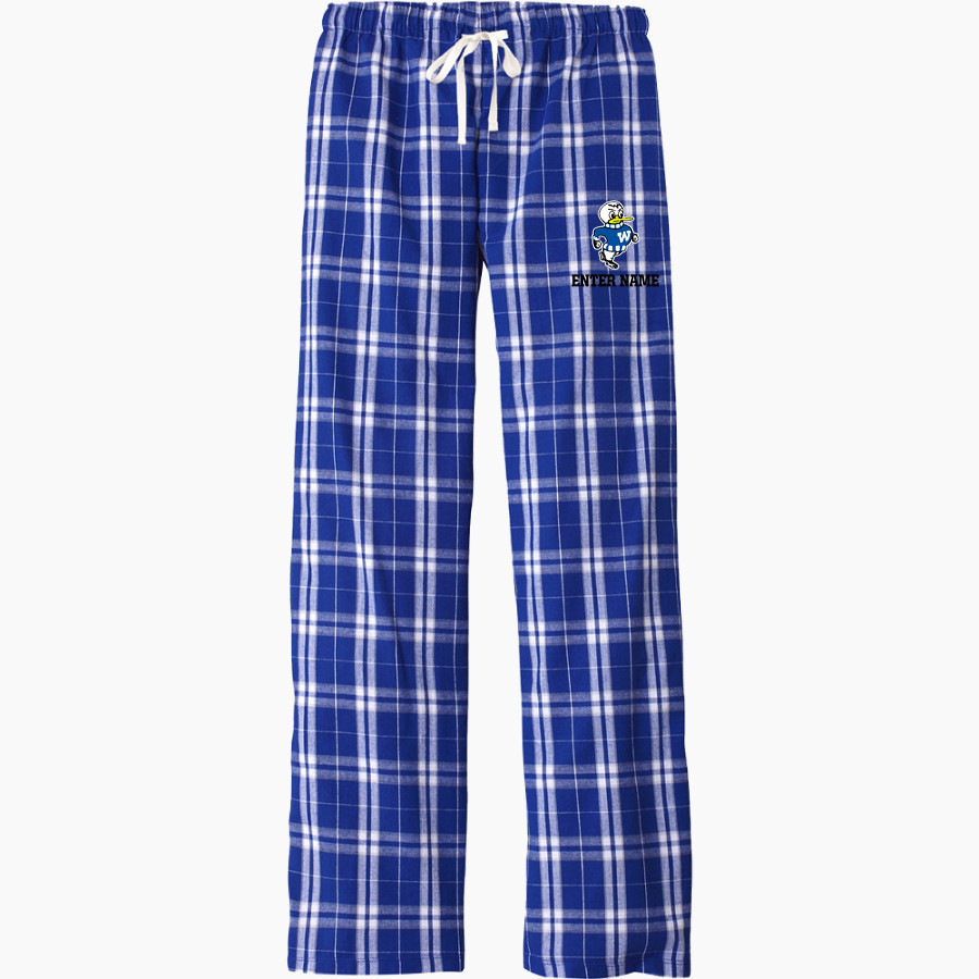 WATERTOWN HIGH SCHOOL GOSLINGS District Women's Flannel Plaid Pant