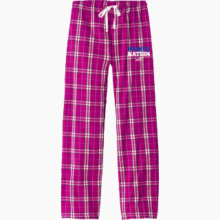 District Women's Flannel Plaid Pant