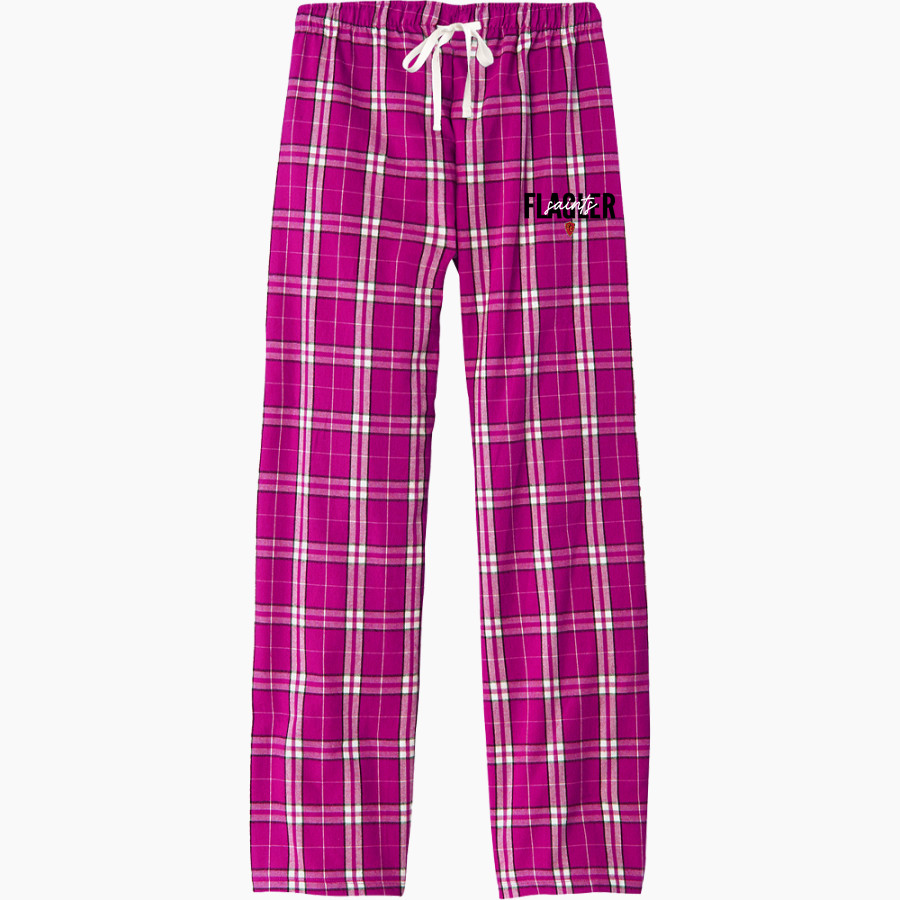 Flagler Saints District Women's Flannel Plaid Pant