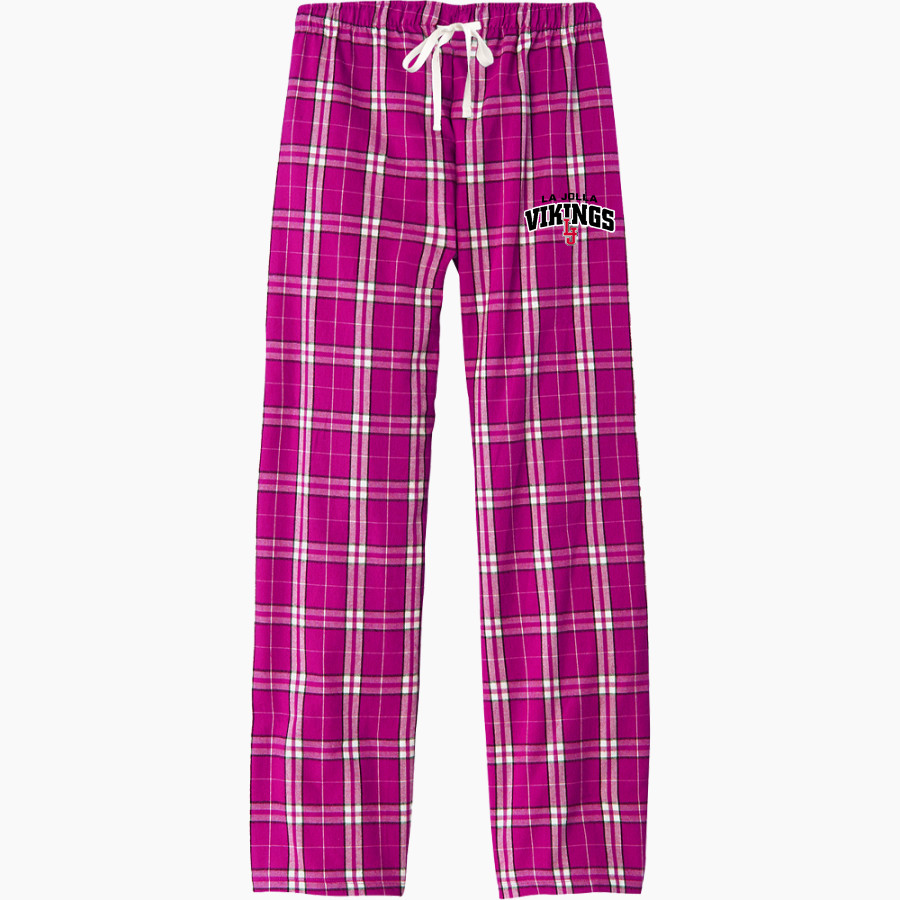 La Jolla Vikings District Women's Flannel Plaid Pant