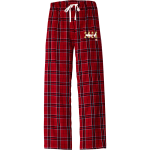 Two Rivers High School WARRIORS <span class="pdp-name-mascot">HENRY SIBLEY WARRIORS</span> District Women's Flannel Plaid Pant Front Thumbnail