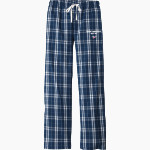 Model Secondary School for the Deaf Eagles <span class="pdp-name-mascot">Laurent Clerc Eagles</span> District Women's Flannel Plaid Pant Front Thumbnail