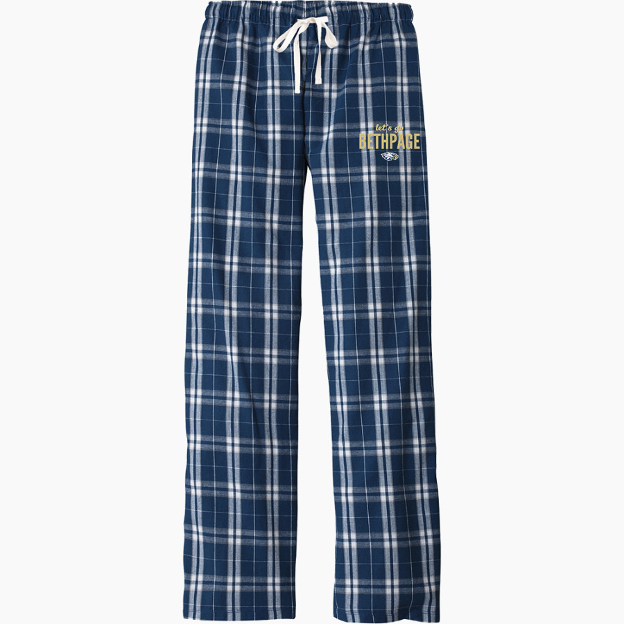 BETHPAGE HIGH SCHOOL GOLDEN EAGLES <span class="pdp-name-mascot">BETHPAGE GOLDEN EAGLES</span> District Women's Flannel Plaid Pant