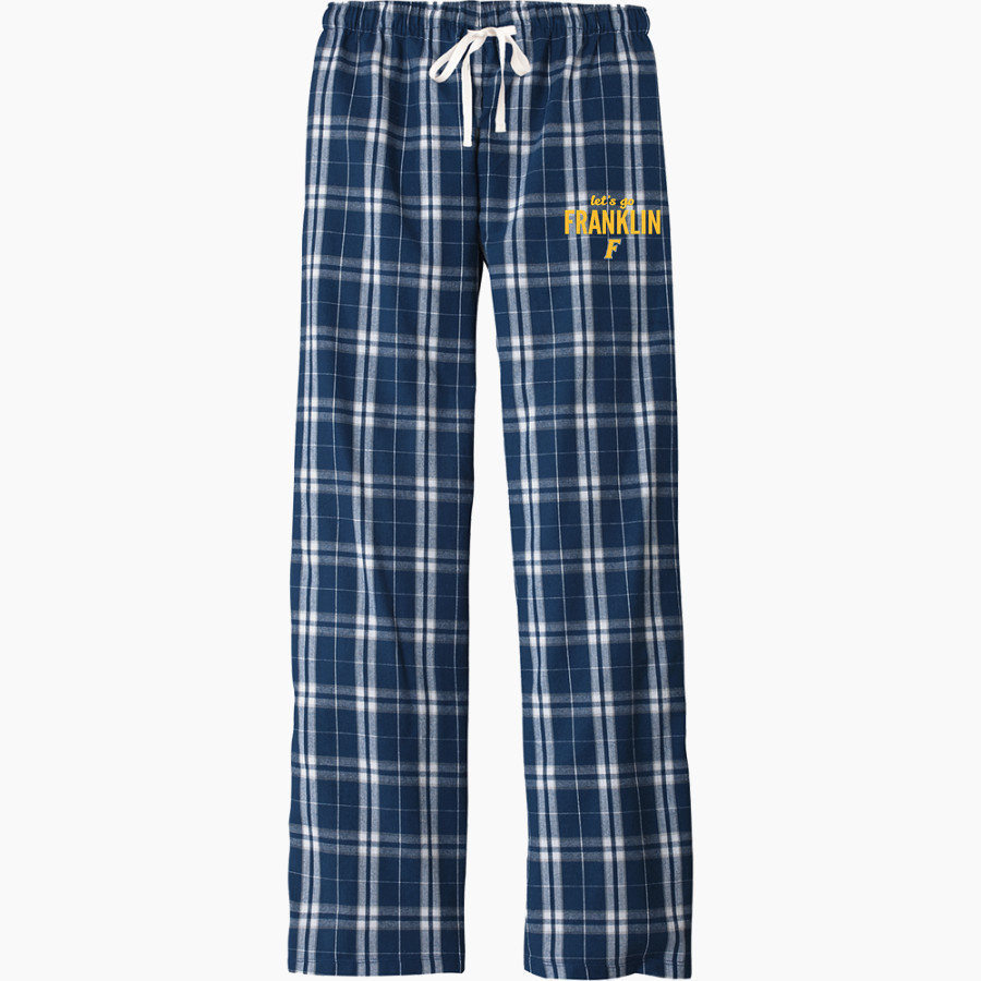FRANKLIN HIGH SCHOOL WARRIORS District Women's Flannel Plaid Pant