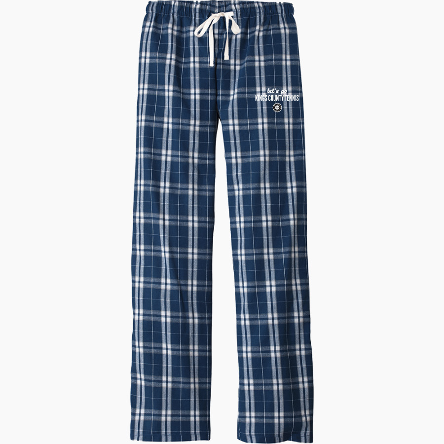KINGS COUNTY TENNIS LEAGUE KINGS COUNTY <span class="pdp-name-mascot">KINGS COUNTY TENNIS LEAGUE</span> District Women's Flannel Plaid Pant