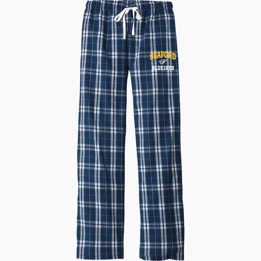 SEAFORD HIGH SCHOOL BLUEJAYS <span class="pdp-name-mascot">SEAFORD BLUEJAYS</span> District Women's Flannel Plaid Pant