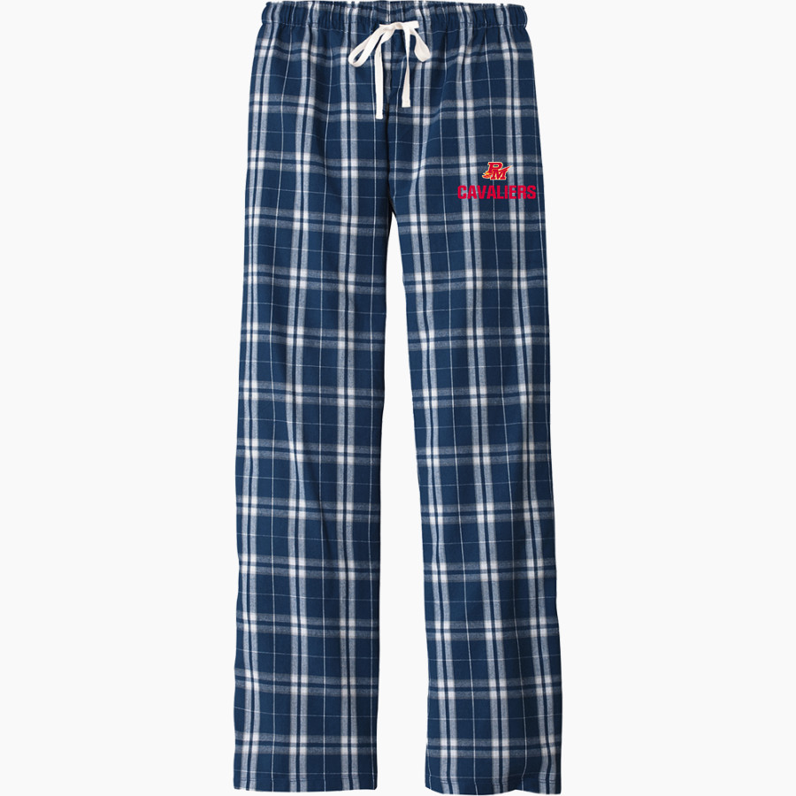 PURCELL MARIAN CAVALIERS official sideline store District Women's Flannel Plaid Pant
