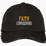 FAITH CHRISTIAN ACADEMY CONQUERORS <span class="pdp-name-mascot">FAITH CONQUERORS</span> District Distressed Cap Front Thumbnail
