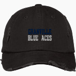 GRANVILLE HIGH SCHOOL BLUE ACES <span class="pdp-name-mascot">GRANVILLE BLUE ACES</span> District Distressed Cap Front Thumbnail