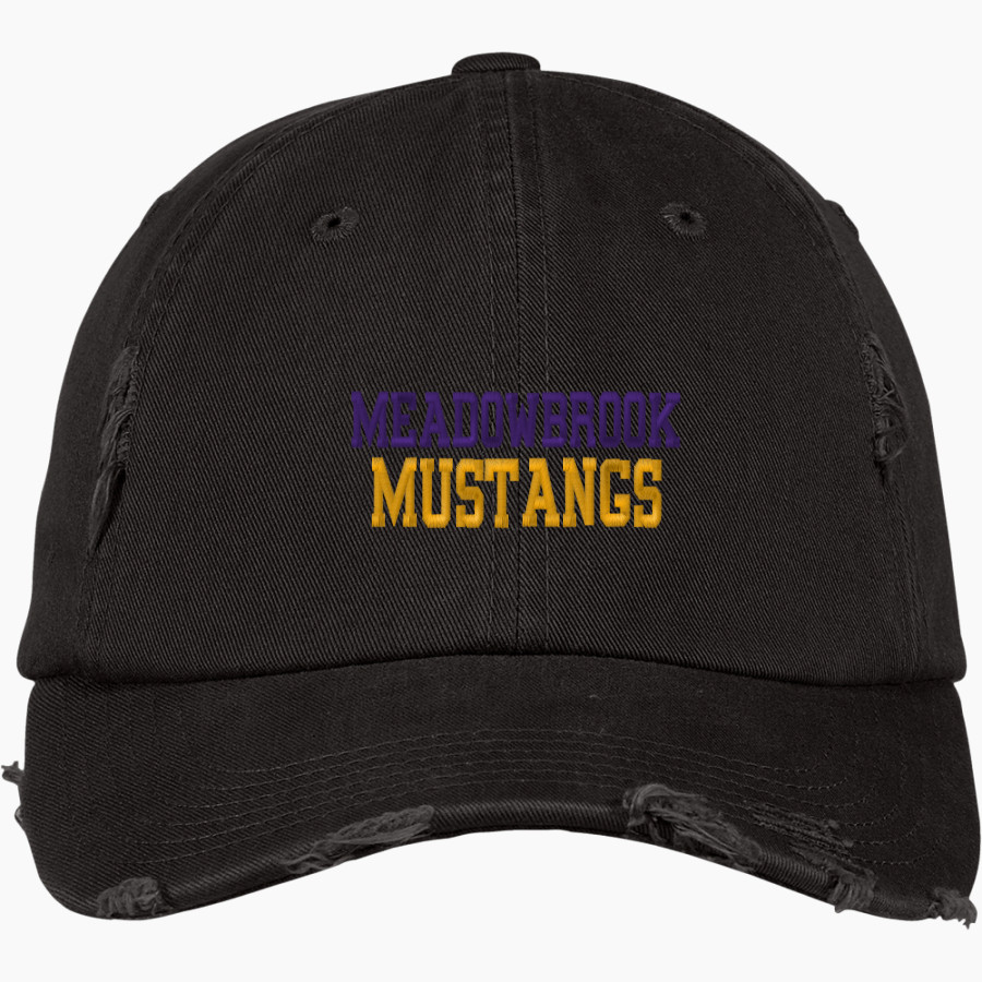 MEADOWBROOK ACADEMY MUSTANGS District Distressed Cap