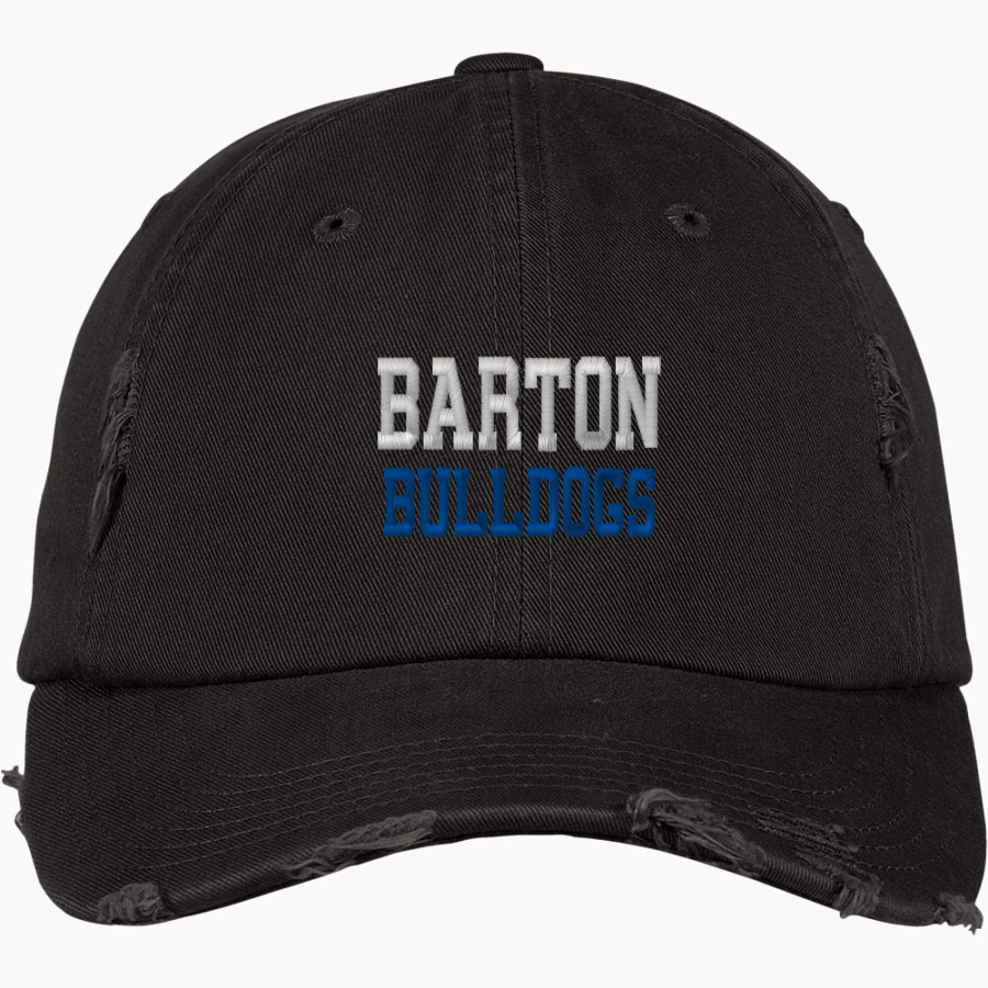 Barton College Official Store of the Bulldogs <span class="pdp-name-mascot">Barton Bulldogs</span> District Distressed Cap