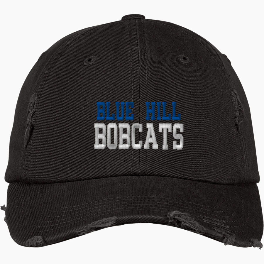 Blue Hill Bobcats <span class="pdp-name-mascot">Blue Hill Community School District Bobcats</span> District Distressed Cap