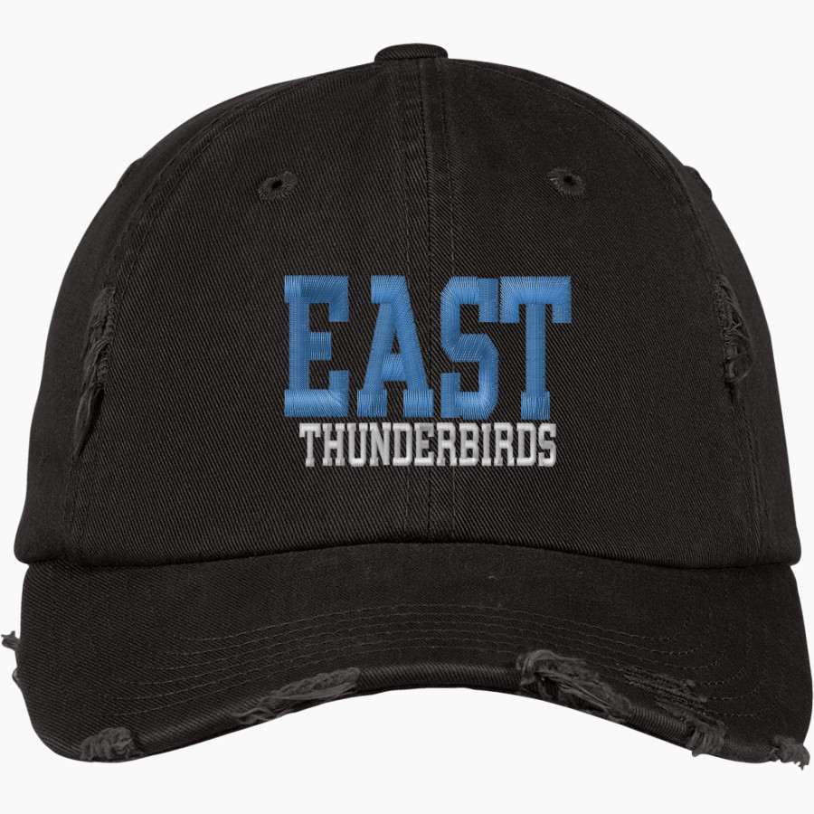 EAST HIGH SCHOOL THUNDERBIRDS <span class="pdp-name-mascot">EAST THUNDERBIRDS</span> District Distressed Cap