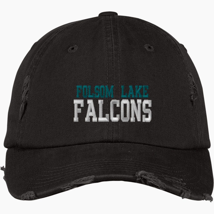 Folsom Lake Falcons District Distressed Cap
