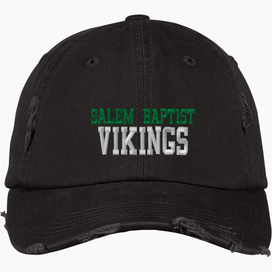 Salem Baptist Vikings District Distressed Cap