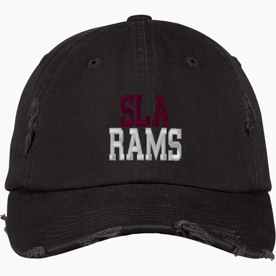 SOUTHWEST LEADERSHIP ACADEMY RAMS District Distressed Cap