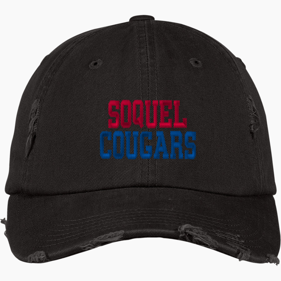 Soquel Cougars <span class="pdp-name-mascot">Soquel Elementary School Cougars</span> District Distressed Cap