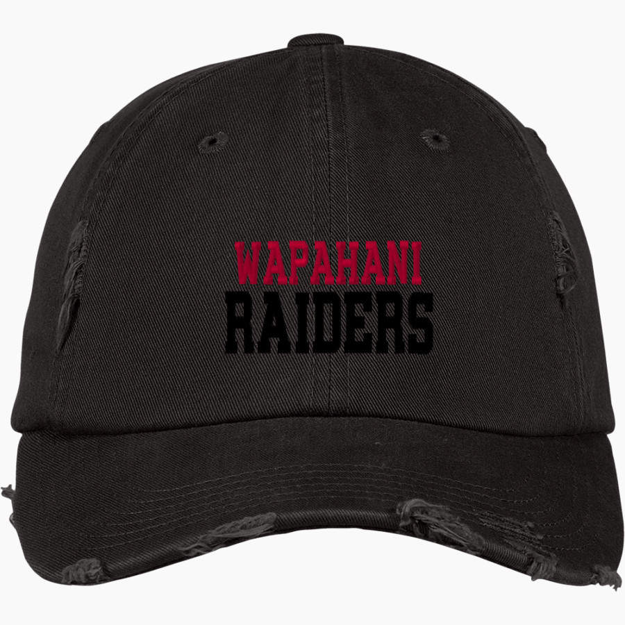 WAPAHANI HIGH SCHOOL RAIDERS District Distressed Cap