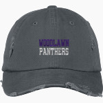 Woodlawn Panthers District Distressed Cap Front Thumbnail