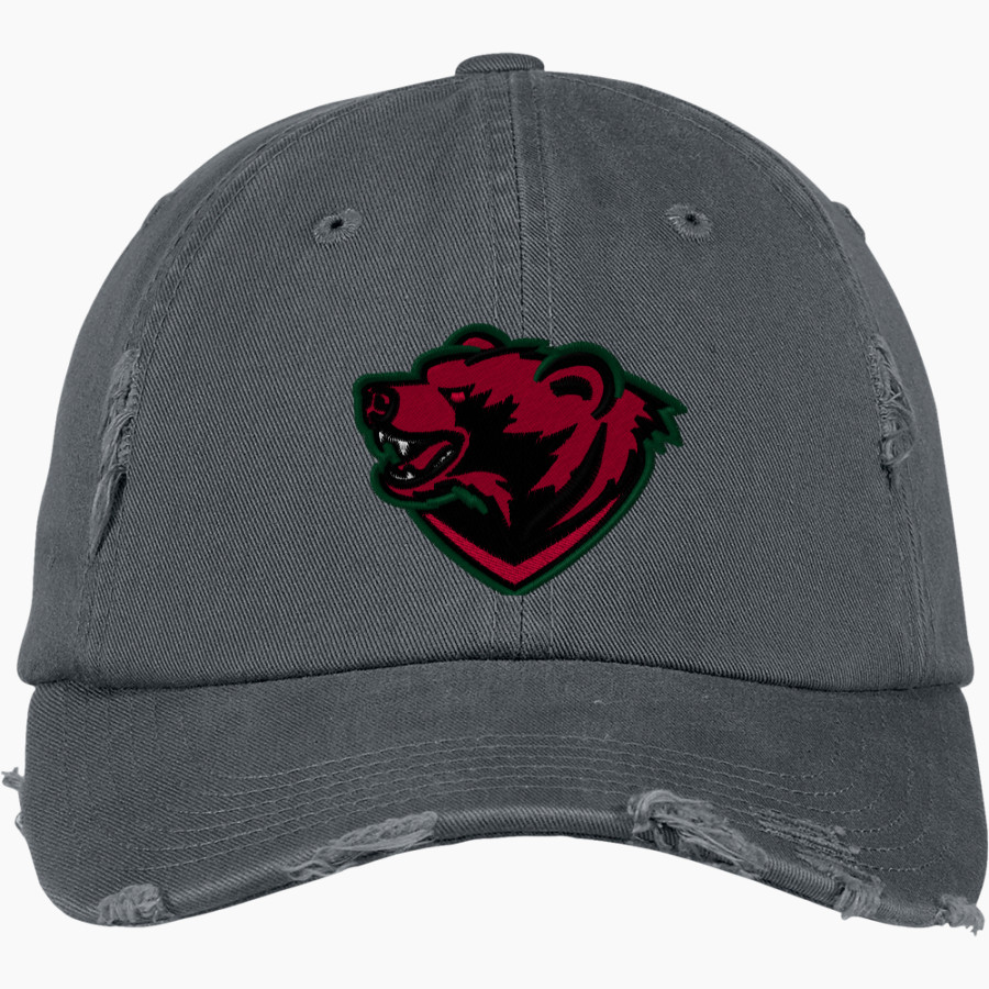 WashU Online Store District Distressed Cap