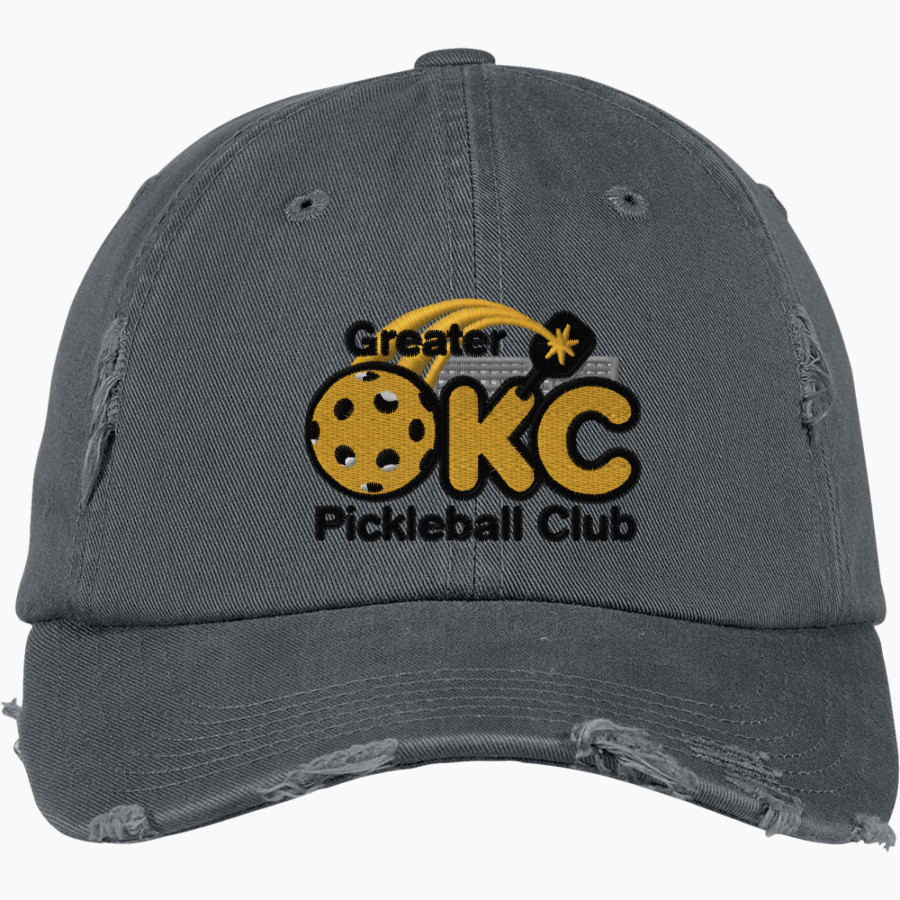 Greater Oklahoma City Pickleball <span class="pdp-name-mascot">Greater Oklahoma City Pickleball</span> District Distressed Cap