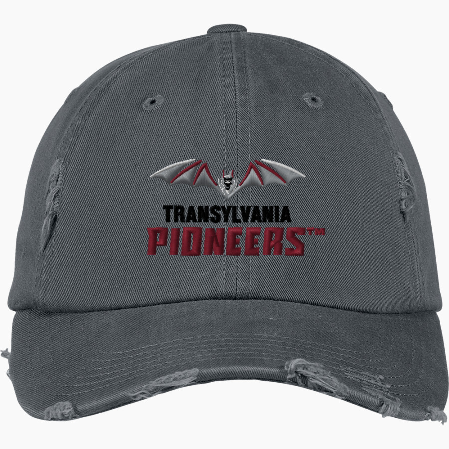 Transylvania University Official Store of the Pioneers <span class="pdp-name-mascot">Transylvania Pioneers</span> District Distressed Cap