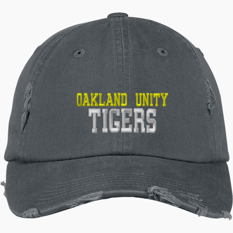 Oakland Unity Tigers <span class="pdp-name-mascot">Oakland Unity Middle School Tigers</span> District Distressed Cap