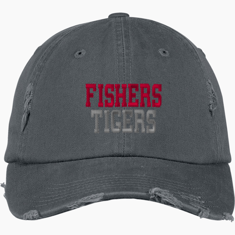 FISHERS HIGH SCHOOL TIGERS District Distressed Cap